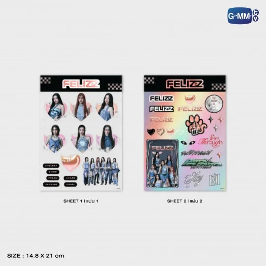 FELIZZ STICKER SET | RISER CONCERT : THE FIRST RISE